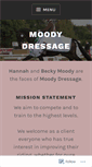 Mobile Screenshot of blog.moody-dressage.co.uk