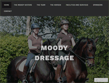 Tablet Screenshot of blog.moody-dressage.co.uk